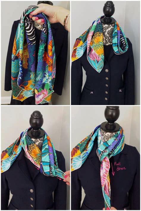 different ways to wear hermes scarf|hermes scarf tying instructions.